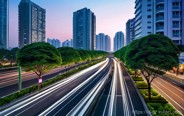 휴먼스케일 도시계획의 미래 전망 - Image Prompt 1: "Green Oasis in a Modern Vietnamese City"**